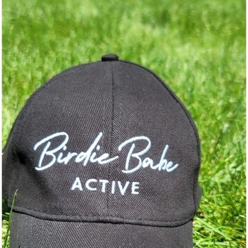 Birdie Babe Active Hat‎ Black Baseball Cap Golf Casual